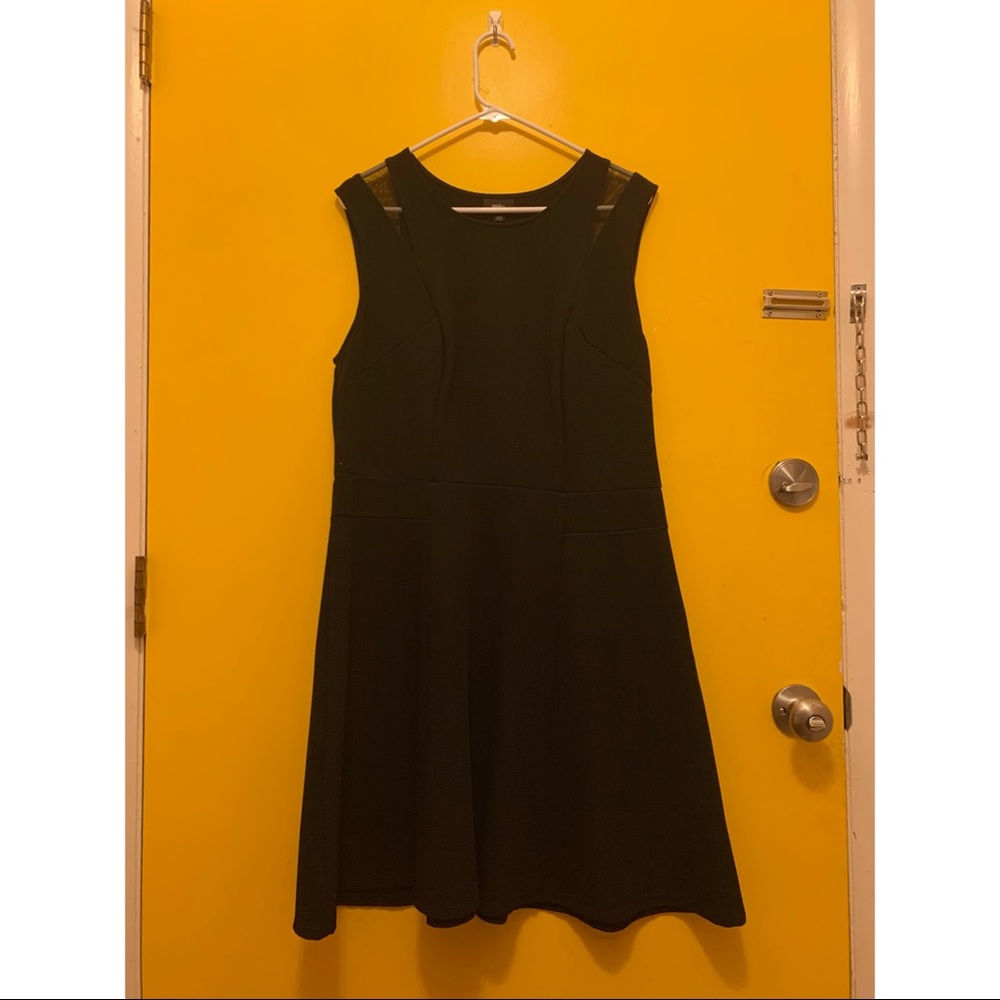 Little Black Dress with Sheer cutouts